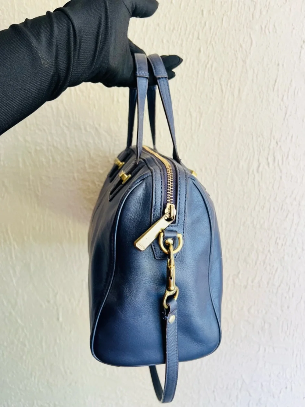 Coach Taylor Leather Satchel/Crossbody Bag - Picture 4 of 13